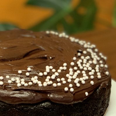 chocolate ganache vegan cake