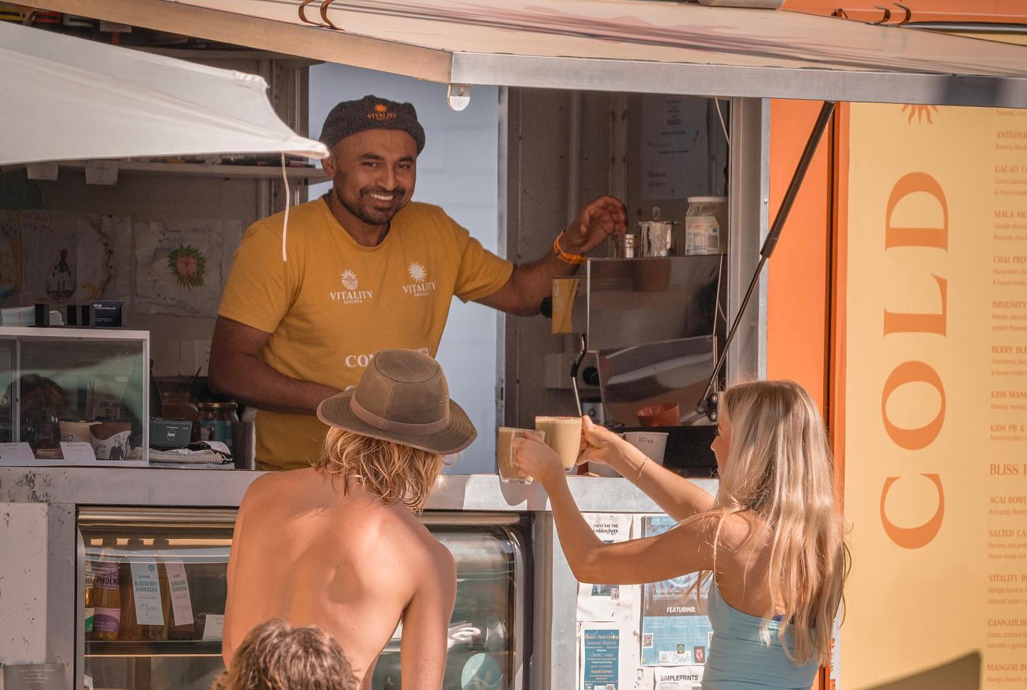 sean at vitality organics vegan cafe mount maunganui